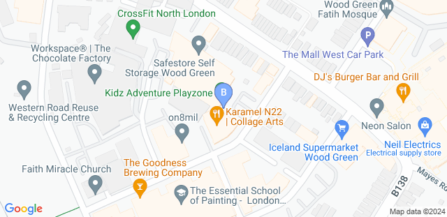 Map to Battlezone London